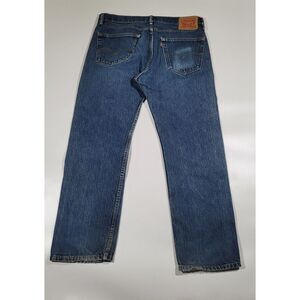 Levis 505 Jeans Men's 34x30 Regular Fit Straight Medium Wash Stretch